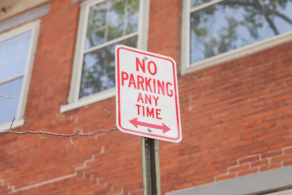 Дорожные Знаки Парковки Автомобиля — стоковое фото