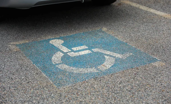 장애인 표지판 — 스톡 사진