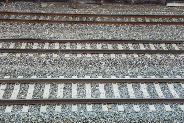 Detail Der Bahngleise — Stockfoto