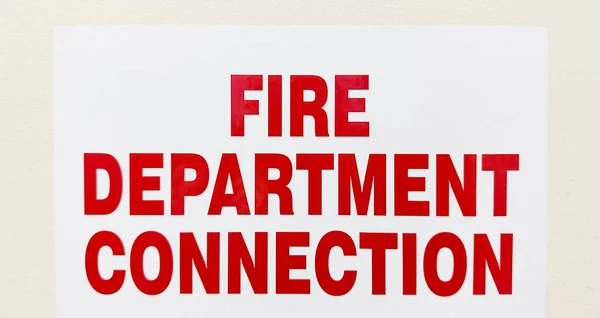 Red Fire Emergency Exit Sign White Background Red Color — Stock Photo, Image