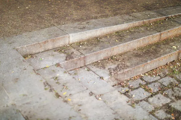 Старая Каменная Лестница Ступенями — стоковое фото