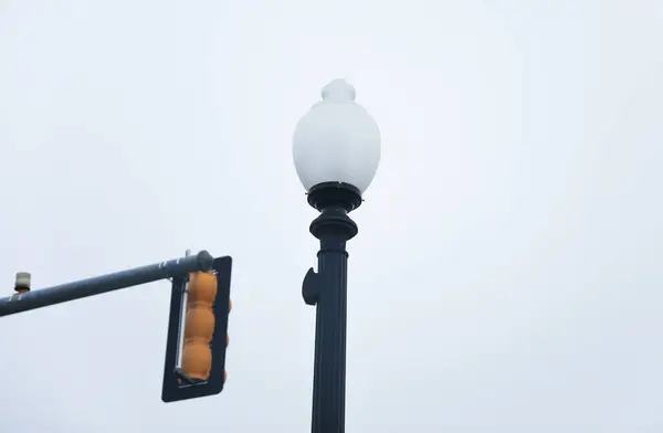 lamp on the road