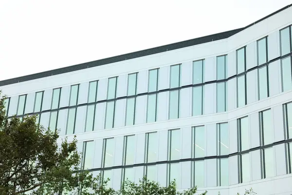 Edificio Oficinas Con Ventanas Vidrio —  Fotos de Stock