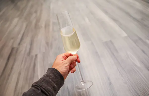 Şampanya Bardağı Iki Şampanya Bardağı — Stok fotoğraf