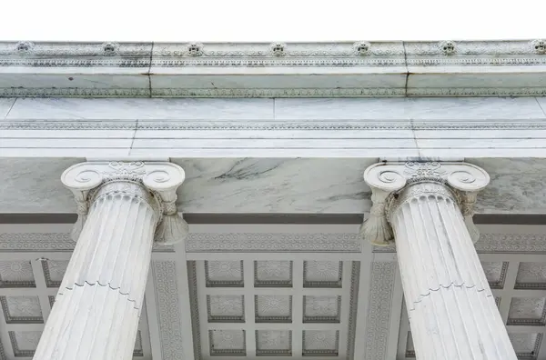 Marmurowe Kolumny Waszyngtonie — Zdjęcie stockowe