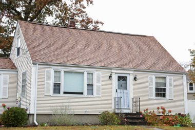 Massachusetts 'te sonbahar sezonunda bir ev