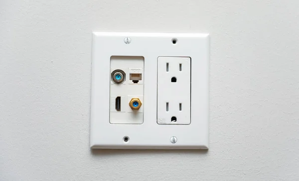 electrical switch in a wall