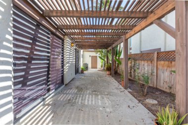 Tahta avlu, 3D tasarım.