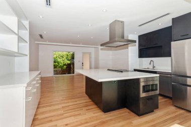 Modern mutfak iç tasarımı, 3D resimleme