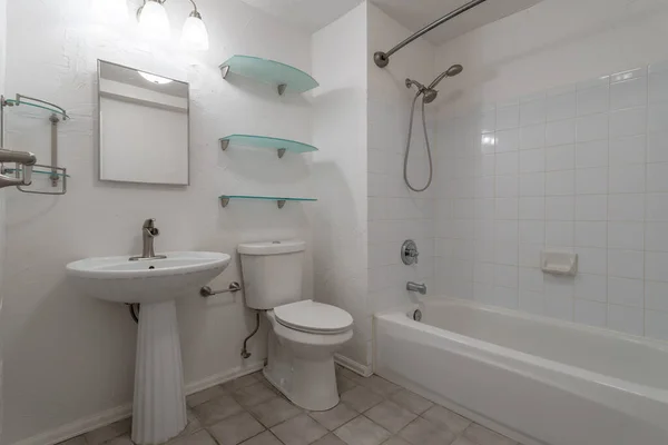 Interior Cuarto Baño Moderno Diseño Renderizado —  Fotos de Stock