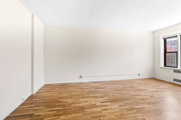 Quarto Vazio Com Paredes Brancas Design Interiores Renderização — Fotografia de Stock