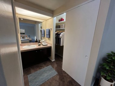 Modern banyo tasarımı, 3D tasarım.