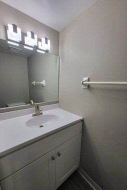 Modern banyonun içi. 3d oluşturma