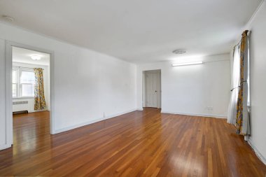 Boş oda iç tasarımı. 3d oluşturma 