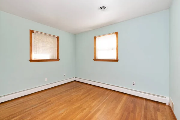 Empty Room Blue Walls Interior Design Rendering — Stock Photo, Image