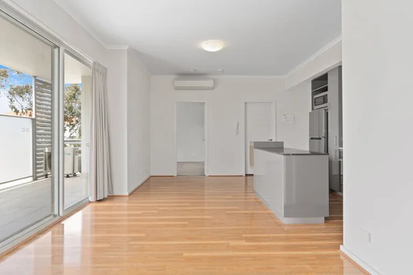 stock image interior of a modern apartment, 3d rendering design