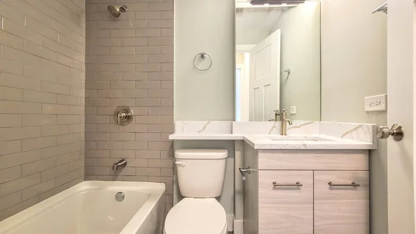 Interior Modern Bathroom Rendering Design — Stock Photo, Image