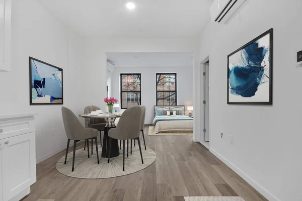 현대식 아파트의 렌더링 — 스톡 사진