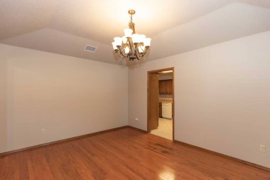 Boş oda iç tasarımı. 3d oluşturma 