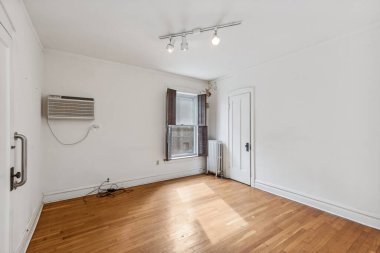 Yeni boş oda içi. 3d oluşturma