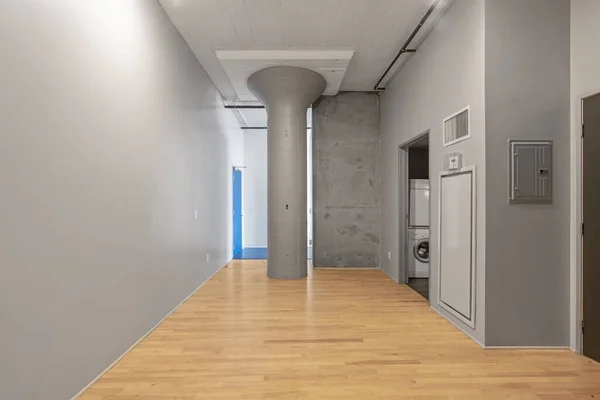 Interior Apartamento Moderno Vazio Design Renderização — Fotografia de Stock