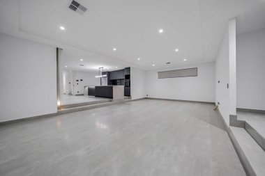 modern boş daire, iç tasarım.