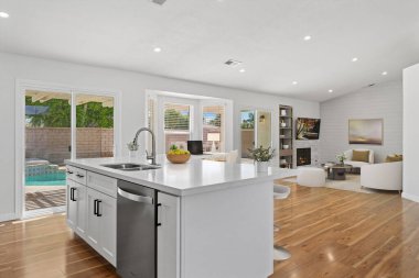 Yeni mutfak içi çok güzel. 3d oluşturma