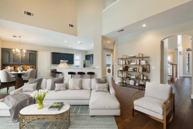 modern living room interior. 3d render