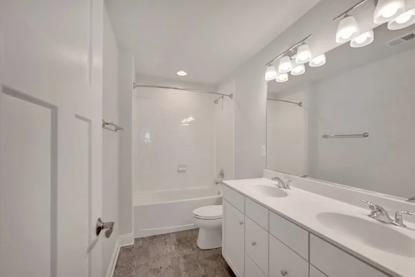 현대식 화장실의 렌더링 — 스톡 사진