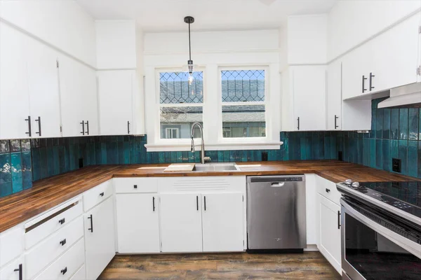 Moderne Keuken Het Interieur Rendering — Stockfoto