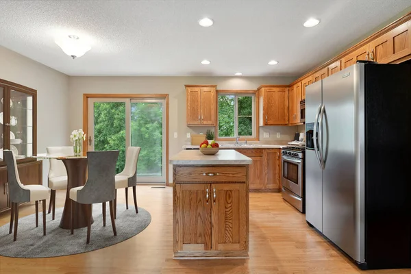 Beautiful New Kitchen Interior Rendering — Stock Photo, Image