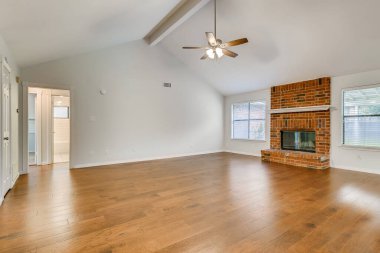 Boş oturma odası iç. 3d render