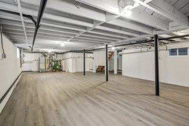 Boş oda. iç tasarım kavramı.