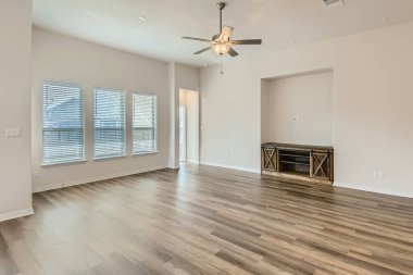 Boş oturma odası iç. 3d render