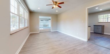 Boş oda. iç tasarım kavramı. 