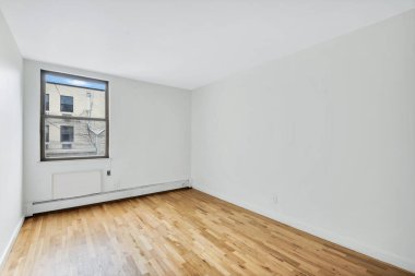 Boş oda. İç tasarım konsepti. 3d oluşturma