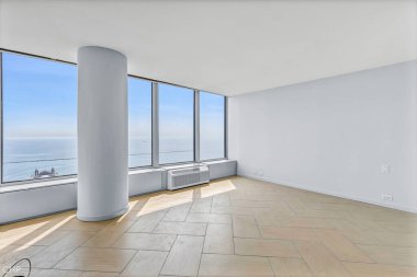 Boş oda. iç tasarım kavramı.