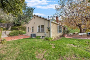 Yeni evin kırsal manzarası çok güzel. 3d oluşturma 