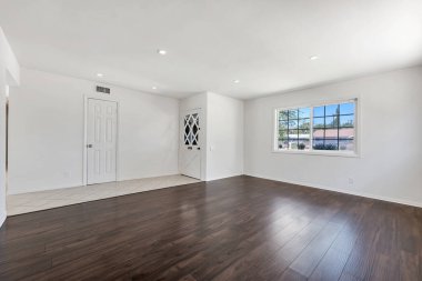 Eski odanın içi bomboş. 3d oluşturma 