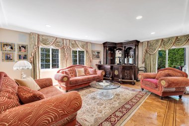 interior of a modern living room. 3d rendering