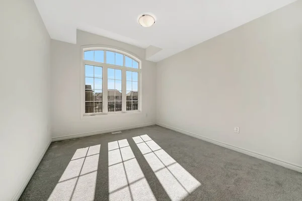 Empty Room White Walls Floor Rendering — Fotografia de Stock