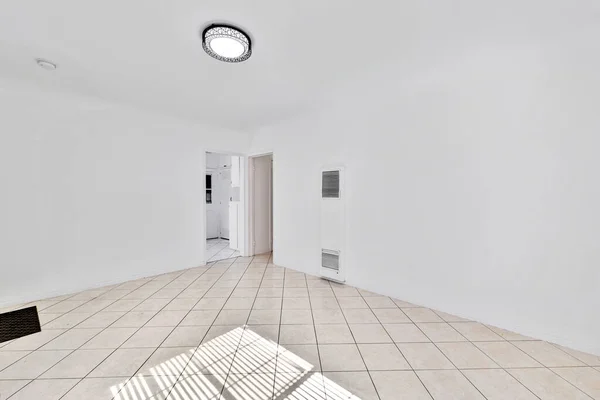 Leeg Modern Appartement Met Witte Muren — Stockfoto