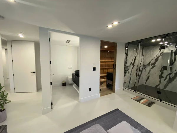 Interior Apartemen Modern Rendering — Stok Foto