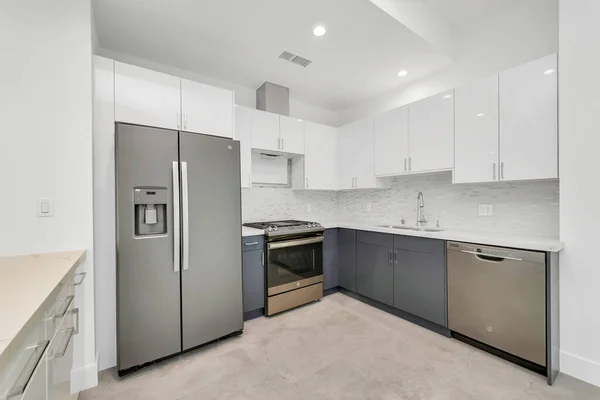Moderne Keuken Met Witte Muren Destructie — Stockfoto