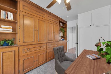 Modern oturma odası. 3D render  