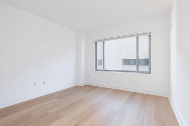 Boş oda iç tasarımı. 3d oluşturma