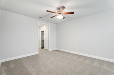 Modern yeni odanın iç tasarımı. 3d oluşturma