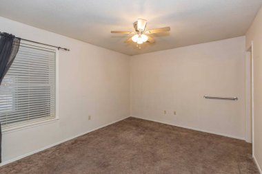 Boş oda iç tasarımı. 3d oluşturma