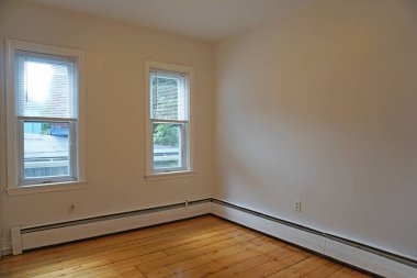 Boş oda iç tasarımı. 3d oluşturma