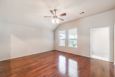 Boş oda iç tasarımı. 3d oluşturma